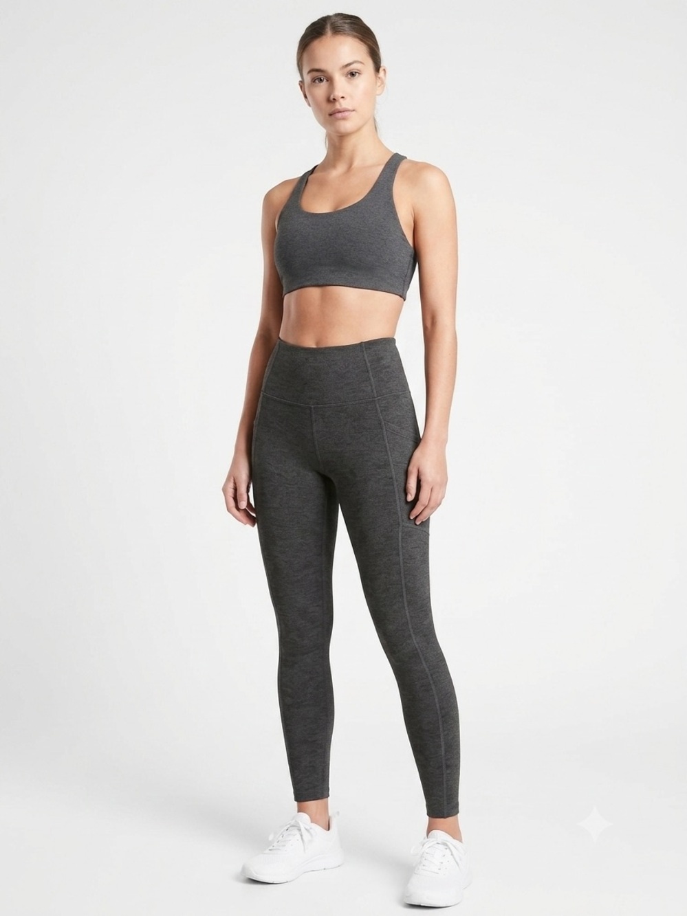 Mondetta Performance Luxury Leggings XS Camo Gray High Waisted Yoga Pants
